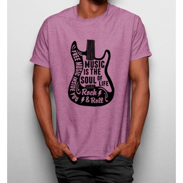 Camiseta Guitarra Rock & Roll