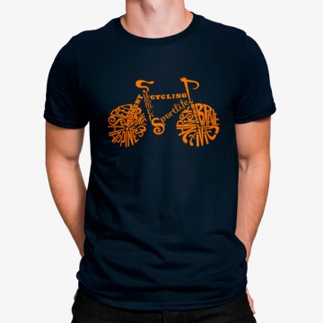 Camiseta Vida de Deporte Bicicleta