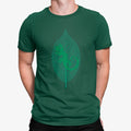 Camiseta Lagarto en Hoja Verde