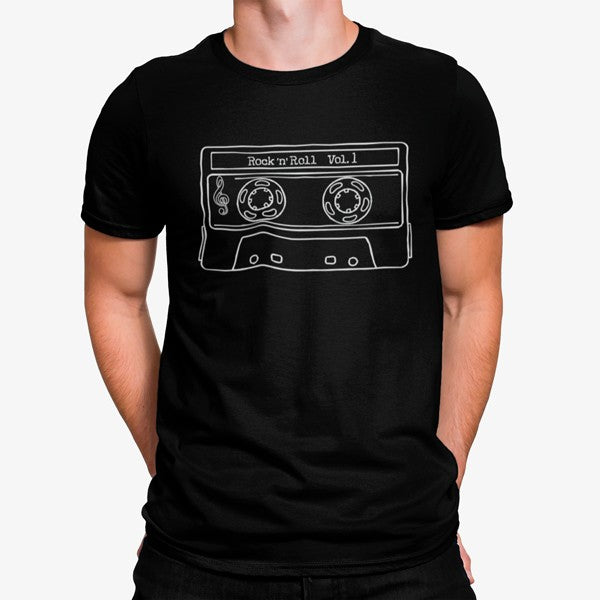 Camiseta Casete Rock&Roll