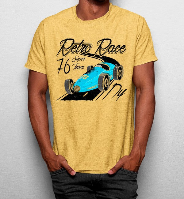 Camiseta Retro Coche Carrera