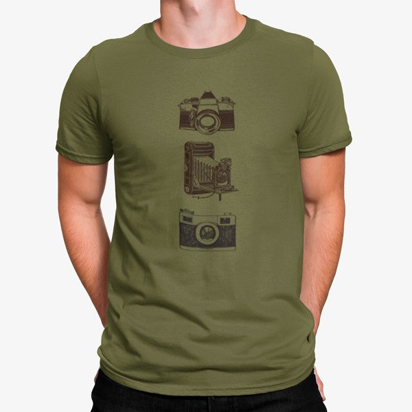 Camiseta Cámaras Fotográfica Vintage