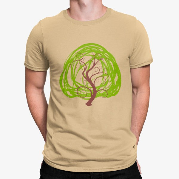 Camiseta Árbol Minimalista Dibujo