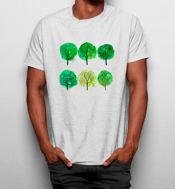 Camiseta Árbol Pintura Bosque