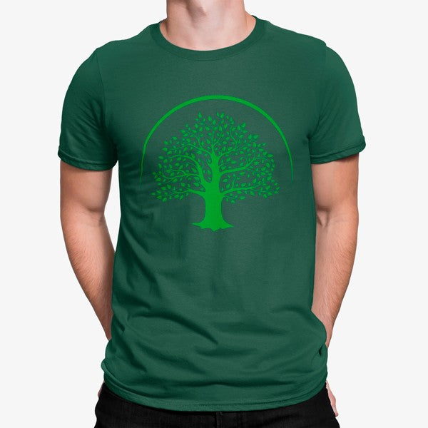 Camiseta Árbol Verde Minimalista