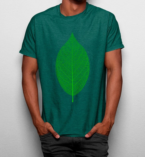 Camiseta Hoja Minimalista