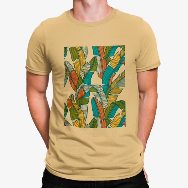 Camiseta Hojas Coloridas Artísticas