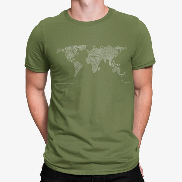 Camiseta Mapamundi