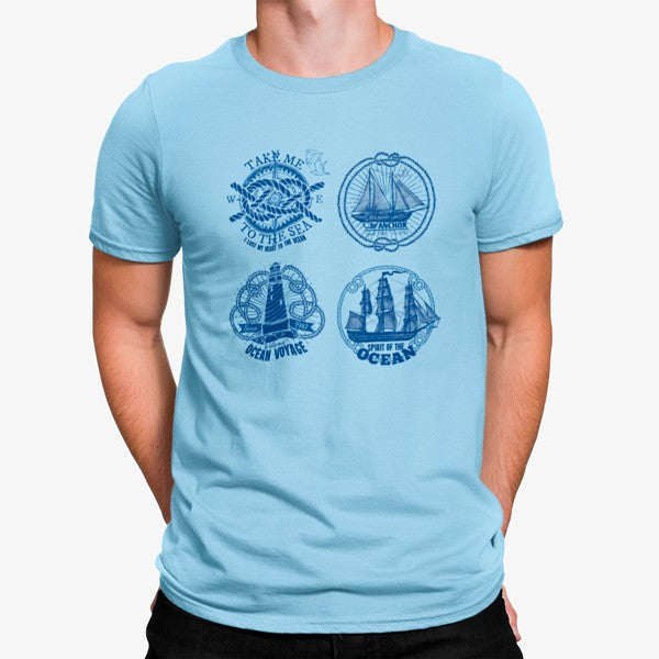 Camiseta Buque Carabela Mar