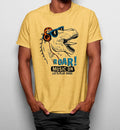 Camiseta Dinosaurio Escuchando Música