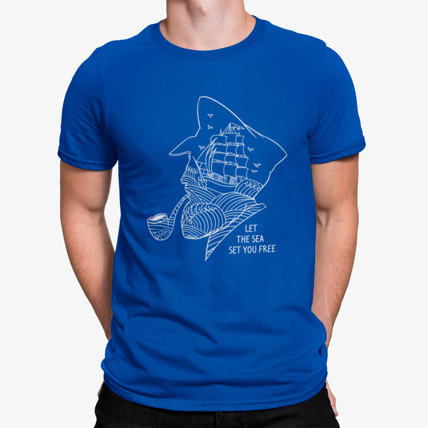 Camiseta Capitán Embarcación Minimalista