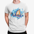 Camiseta Vela Dibujo Artístico