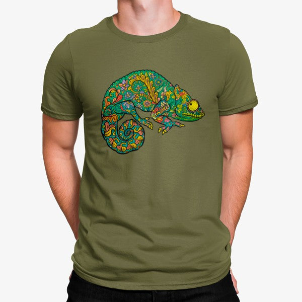 Camiseta Camaleón Colorido