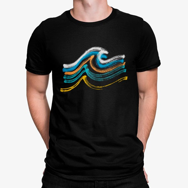 Camiseta Olas Dibujo Colorido