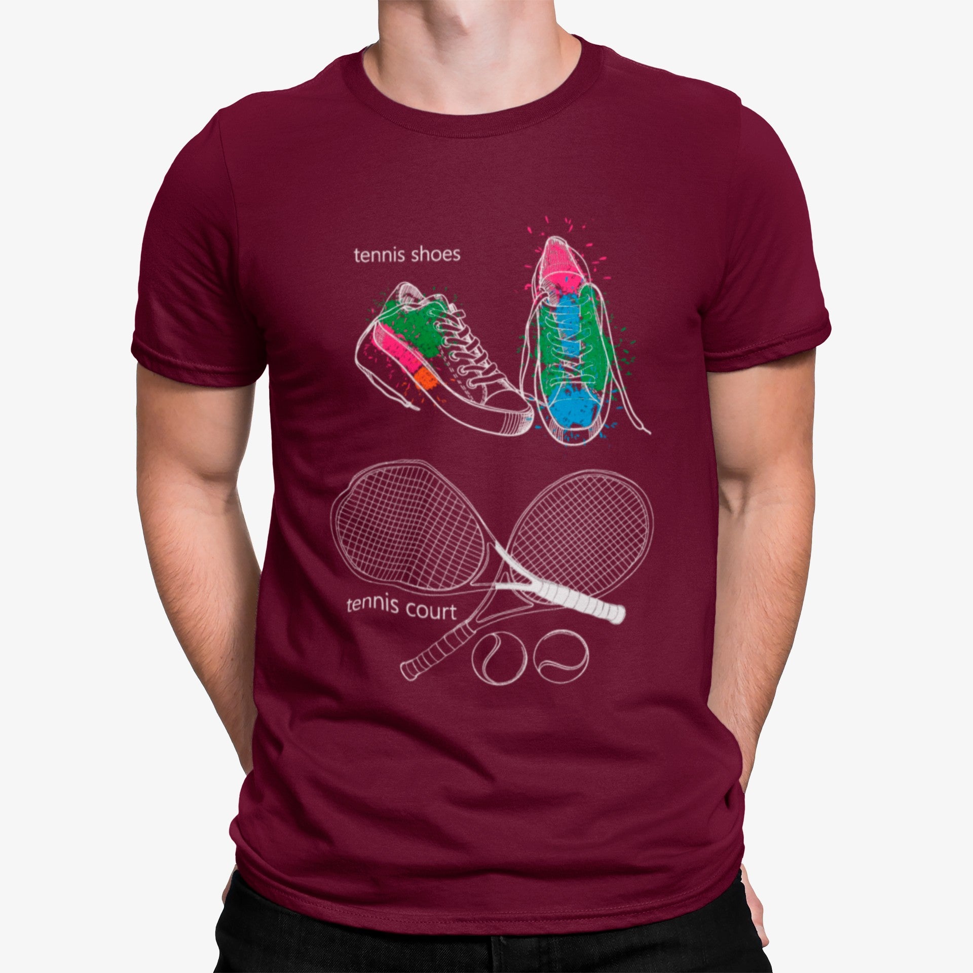 Camiseta Raqueta Tenis Court