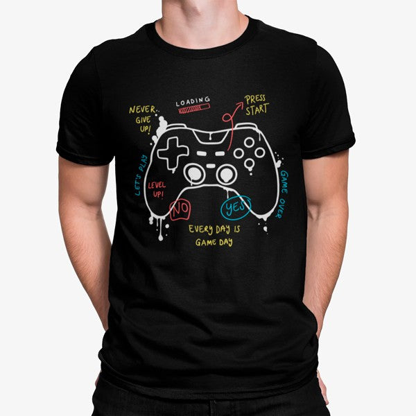 Camiseta Partes Mando Videojuegos