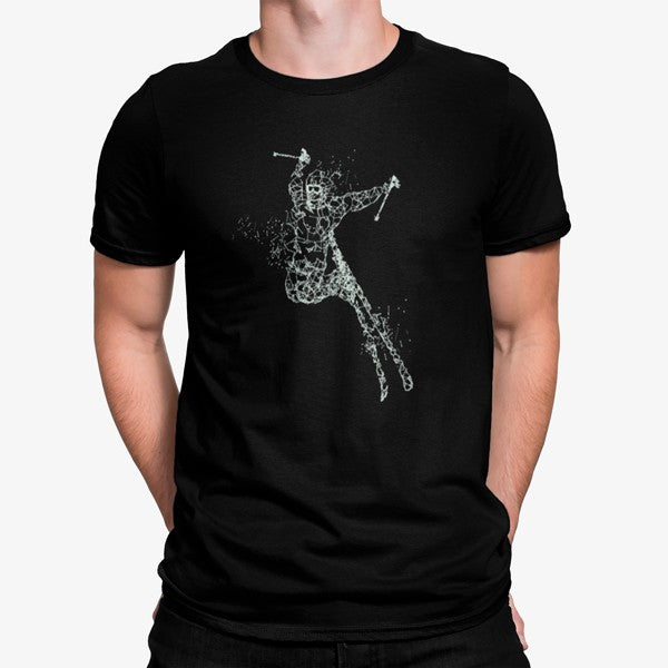Camiseta Esqui Líneas Minimalista