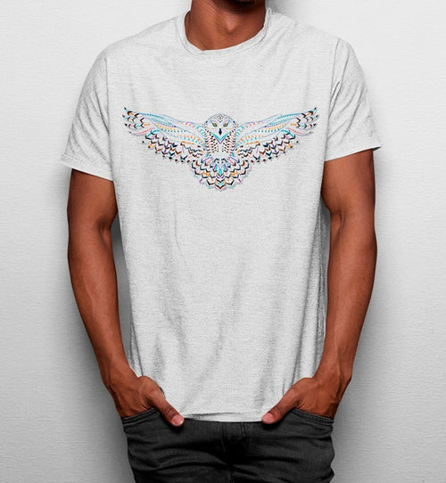 Camiseta Buho Colorido