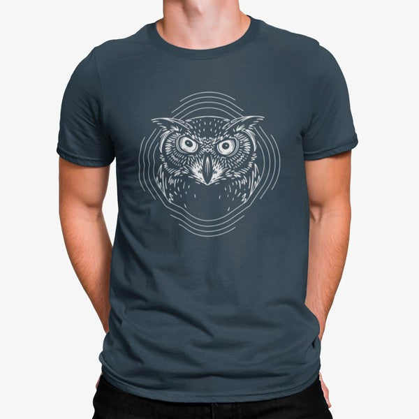 Camiseta Búho Dibujo Artístico