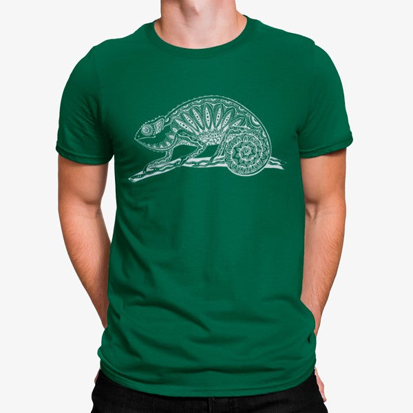 Camiseta Camaleón Dibujo Minimalista