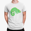 Camiseta Camaleón Verde Artístico