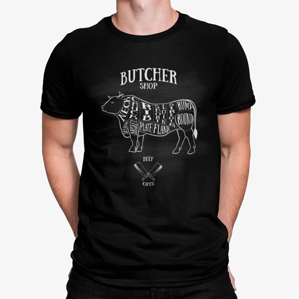Camiseta Carnicero Partes Vaca