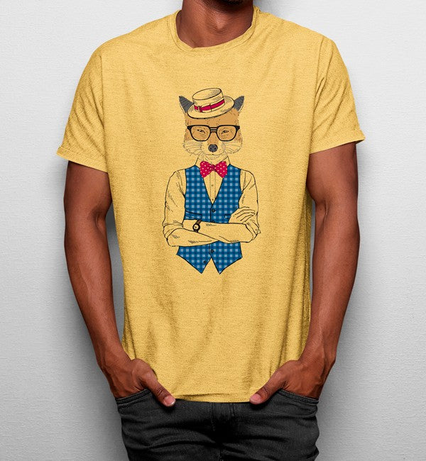 Camiseta Zorro Terno Hipster