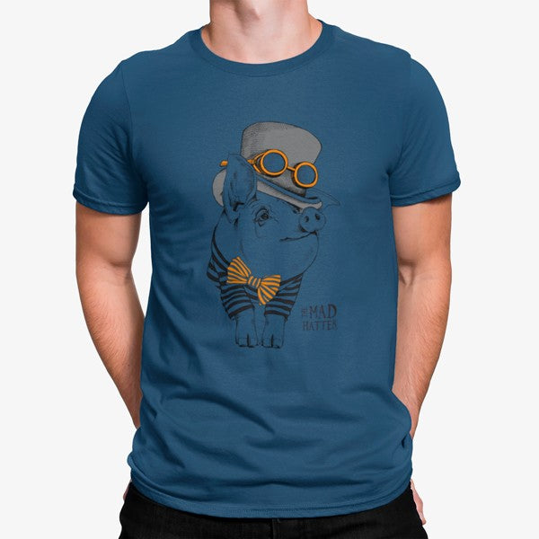 Camiseta Cerdo Hipster Cool