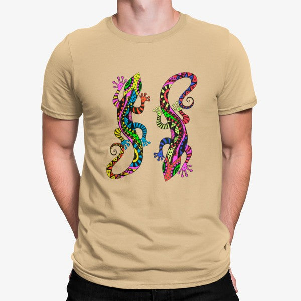 Camiseta Dos Lagartos Coloridos