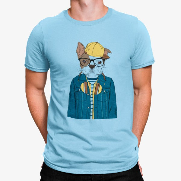 Camiseta Perro Estilo Hipster