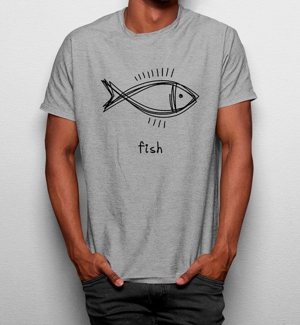 Camiseta Pece Fish Dibujo