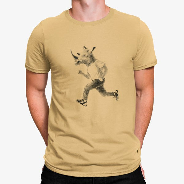 Camiseta Rinoceronte Corriendo