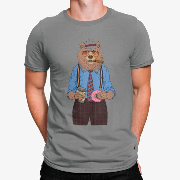Camiseta Oso Donut Divertido