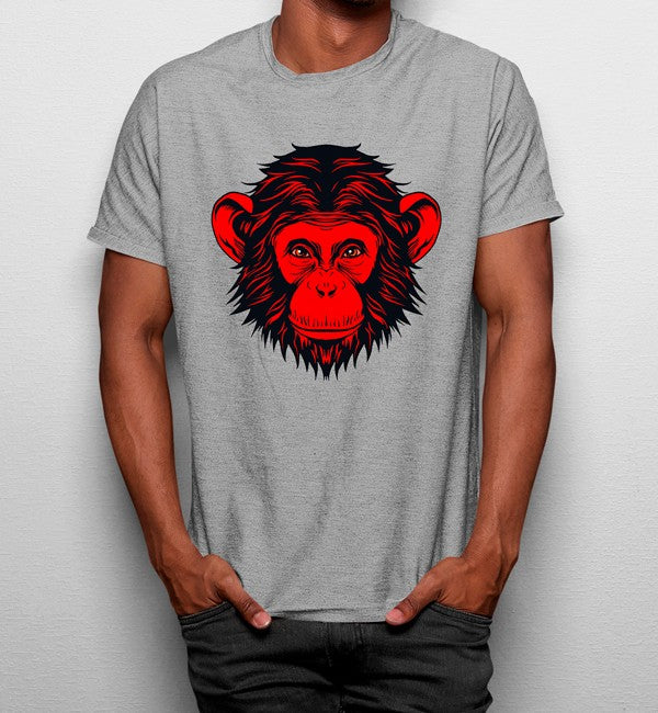 Camiseta Mono Rojo