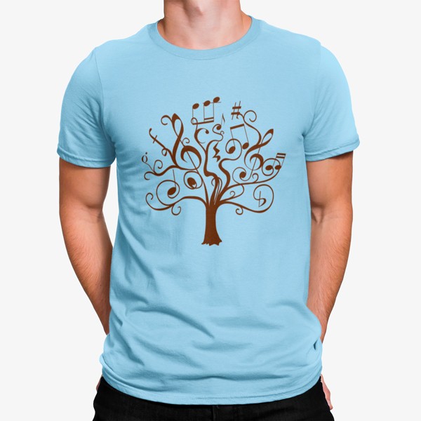 Camiseta Árbol Notas Musicales
