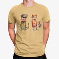 Camiseta Gatos Fumando Pescado Graciosos Dibujo Artisticos