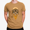 Camiseta Jirafa Motorista Divertida