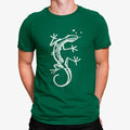 Camiseta Lagarto Minimalista Lineas Etnico