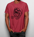 Camiseta Mono Gracioso Motorista Vintage