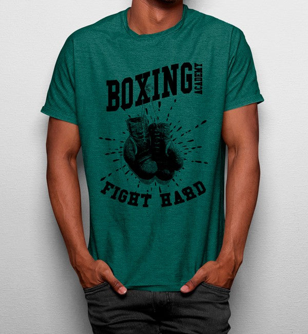 Camiseta Academia De Boxeo Fight Hard