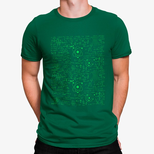 Camiseta Átomos Ciencias Dibujo