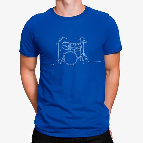 Camiseta Bateria Minimalista