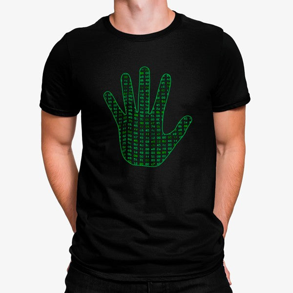 Camiseta Mano Código
