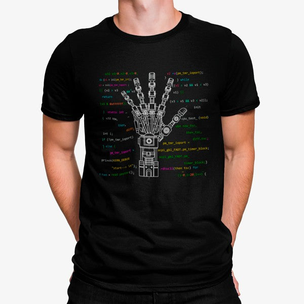 Camiseta Mano Robot Informática