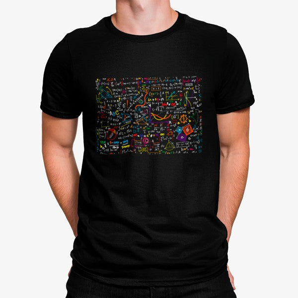 Camiseta Matemáticas Alfabeto Colorido