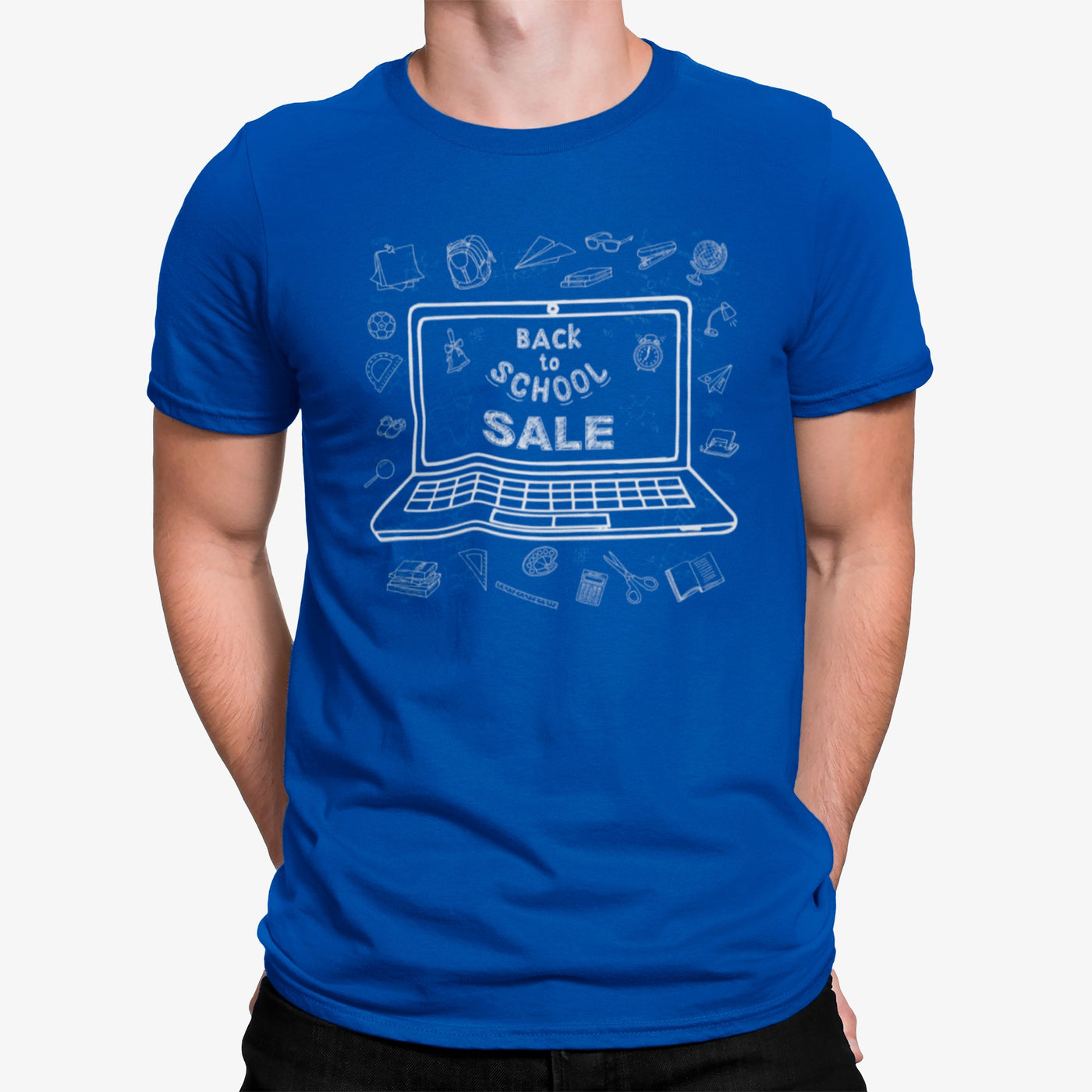 Camiseta Ordenador Dibujo De Vuelta A La Escuela