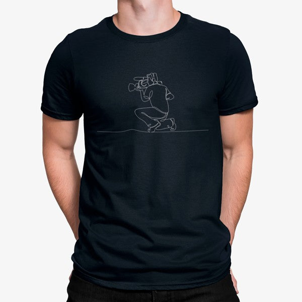 Camiseta Camarógrafo Minimalista