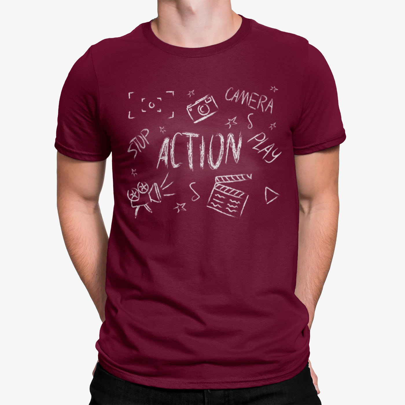 Camiseta Cámara Acción Play Divertida