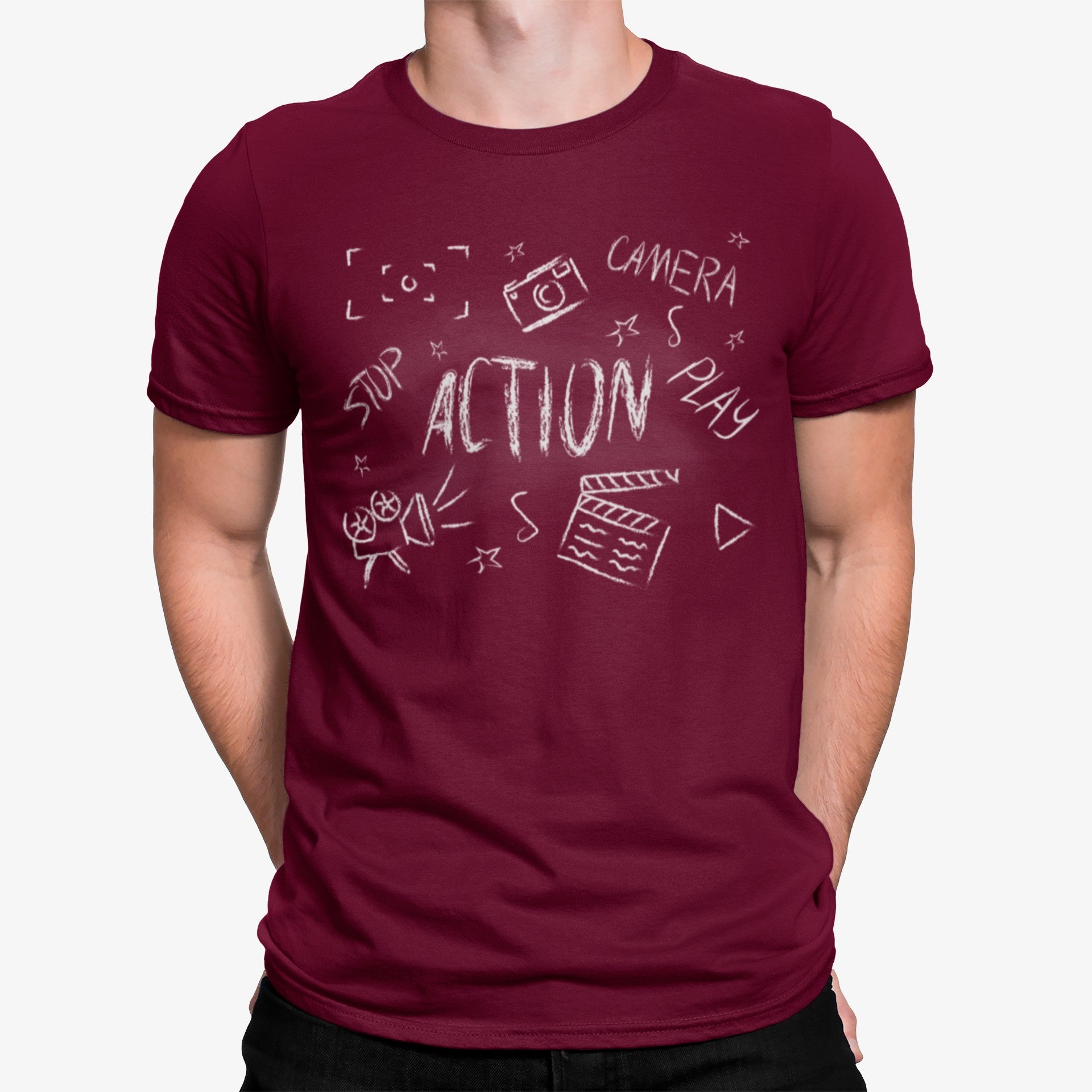 Camiseta Cámara Acción Play Divertida