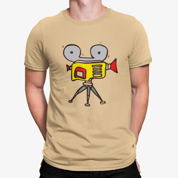 Camiseta Cámara Dibujo Divertido